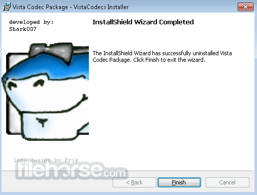 Zaawansowany pakiet kodeków Vista 4.1 6