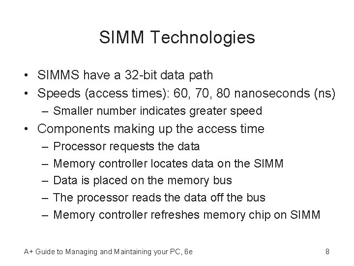 an error checking technology used by simms