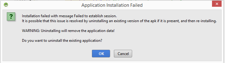 errore di installazione di Android 2.2 18