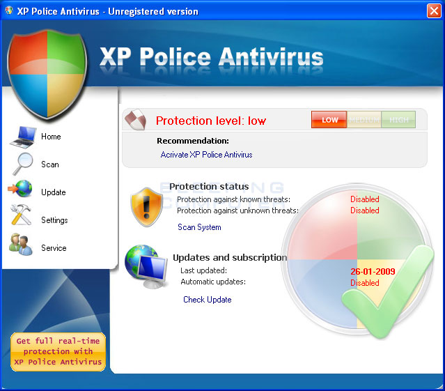antivirus xp spyware