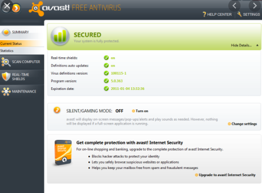 avast antivirus free download the year 2013 for android