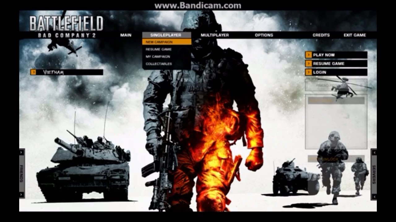 battlefield hard company 2 black screen error