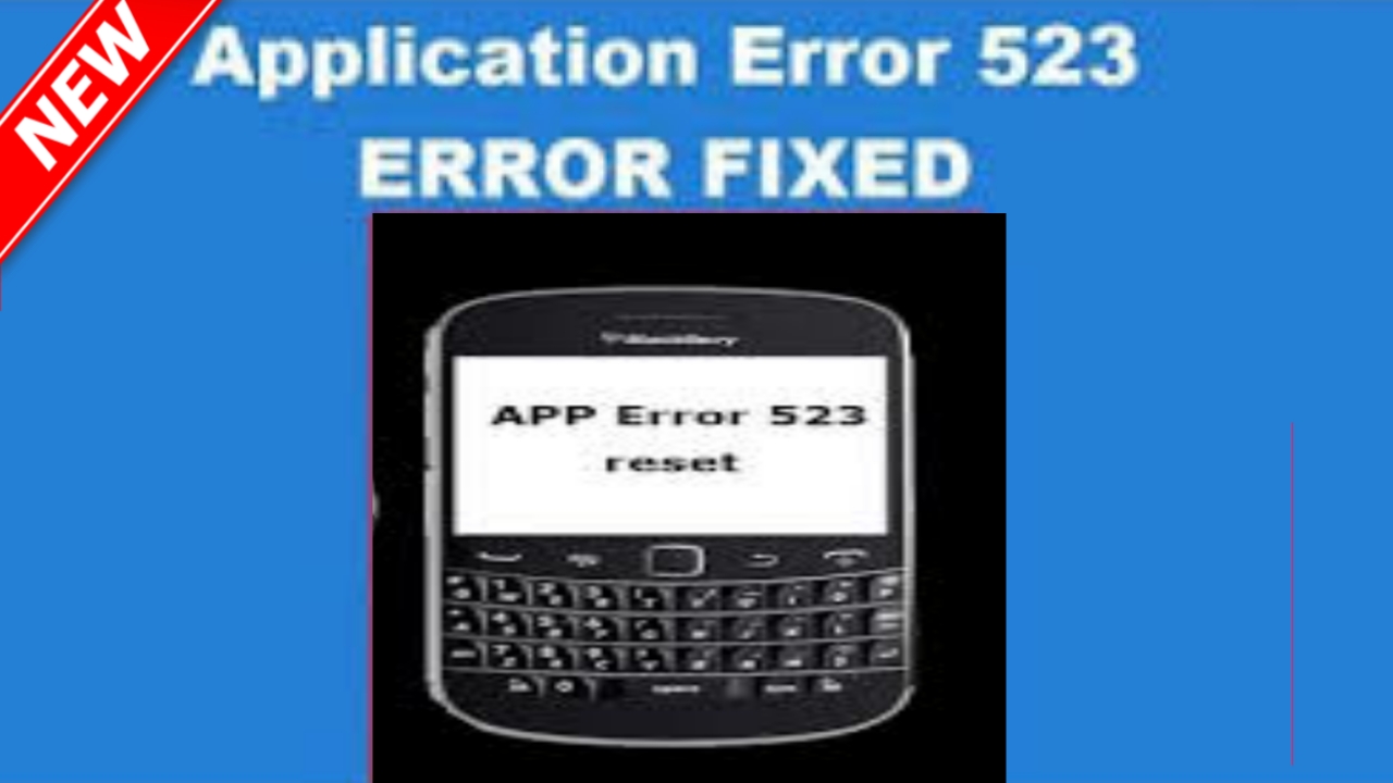 blackberry application error codes