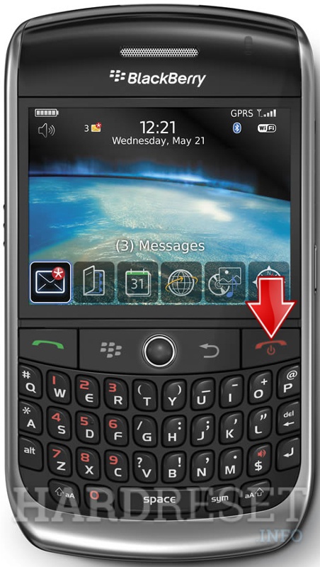 blackberry curve 8900 os opnieuw installeren