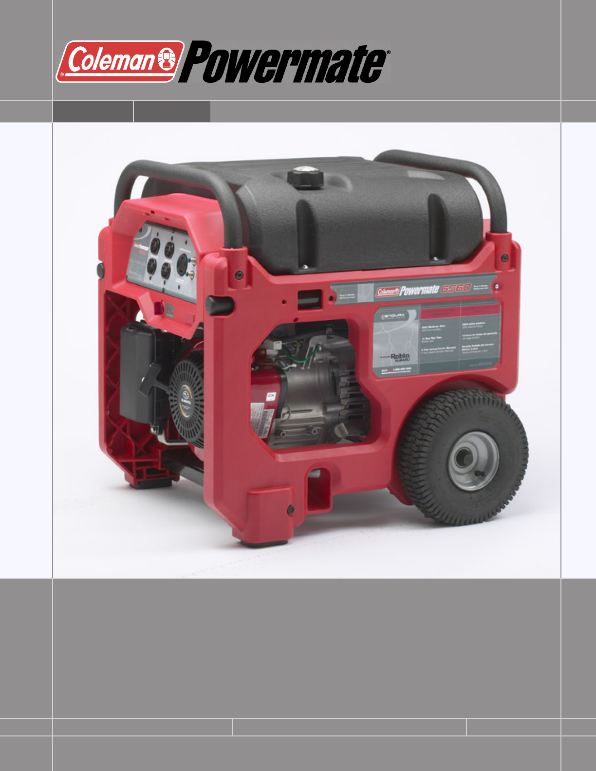 coleman powermate 6560 generator probleemoplossing