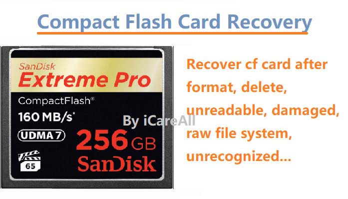 compact flash card troubleshoot