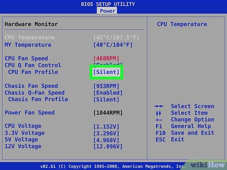CPU Fan Speed ​​Control Bios