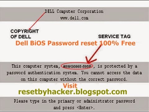 dell permission d600 bios password reset free download