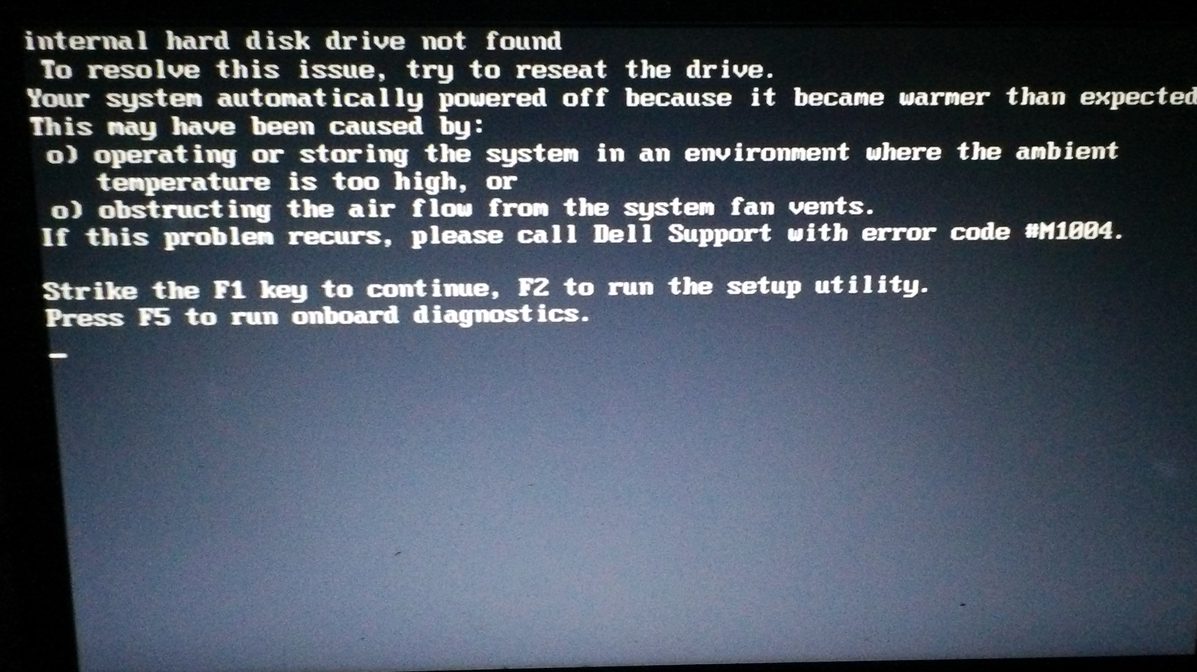 dell not found