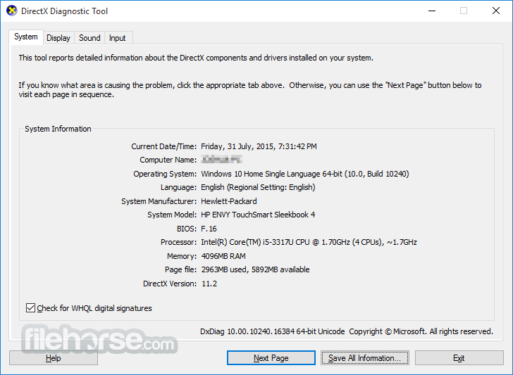 DirectX Windows 7 descarga completa