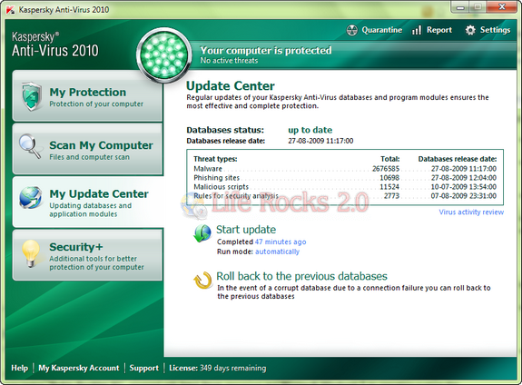 descargue la versión completa de kaspersky antivirus 2010 para obtenerla gratis