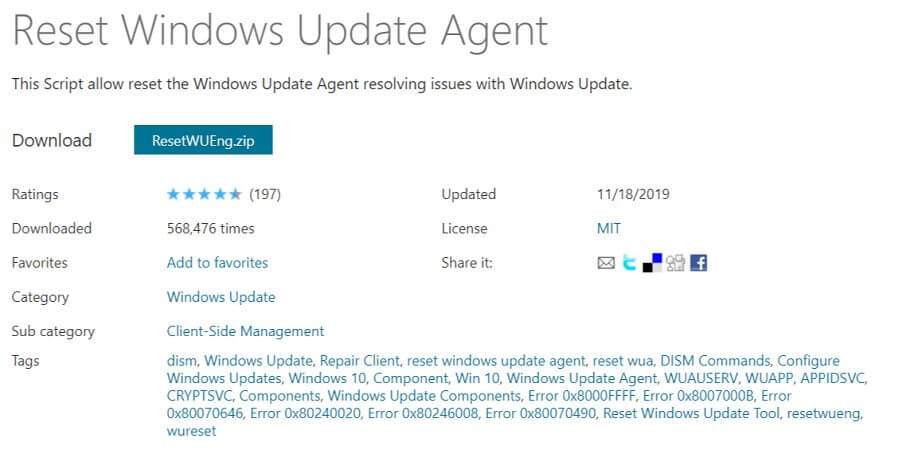 Fehler c80003f9 Ersatz-Windows-Update