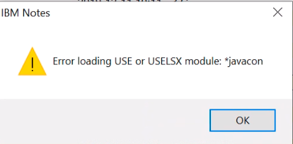 error loading use or uselsx module common