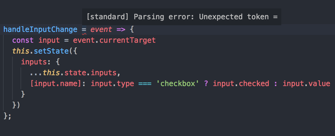 error parsing page java script