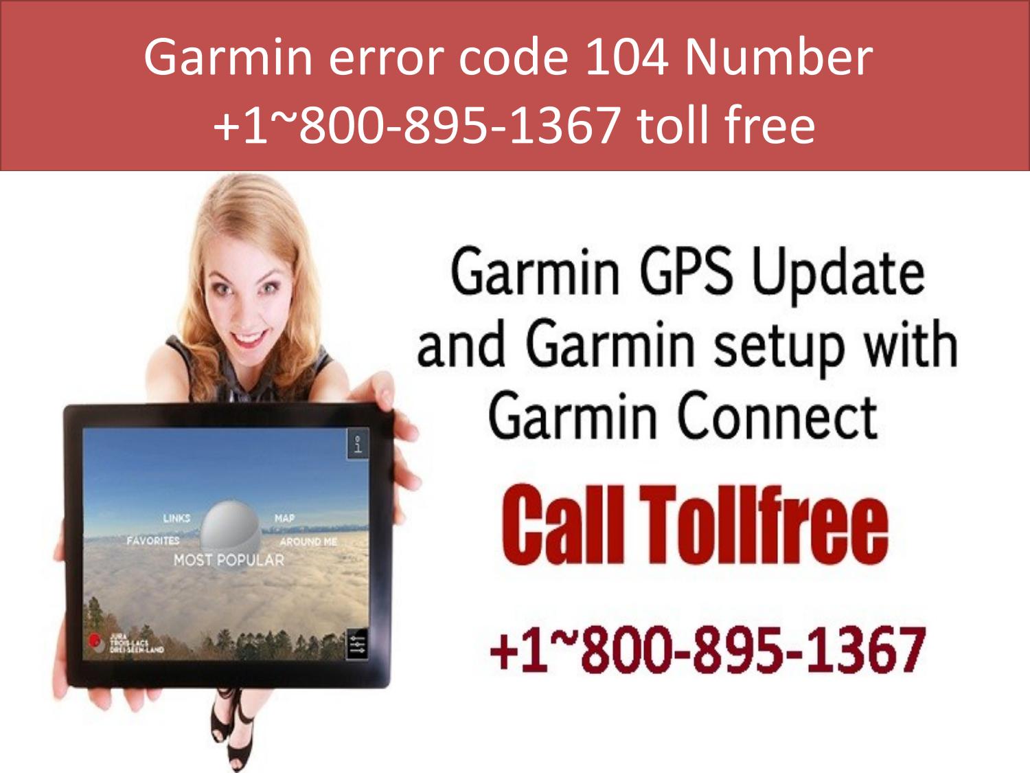 garmin device error codes