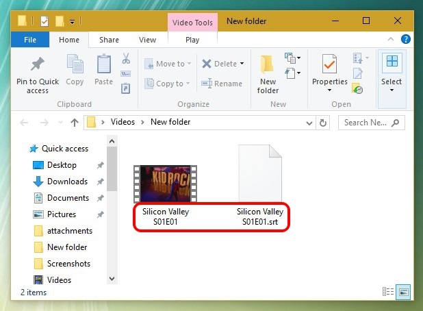 Windows 저장 장치 플레이어 Windows 7에 자막을 추가하는 방법
