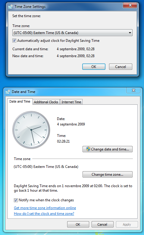 jak zastąpić czas letni w systemie Windows