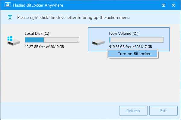 how to enable bitlocker in windows 7 pro