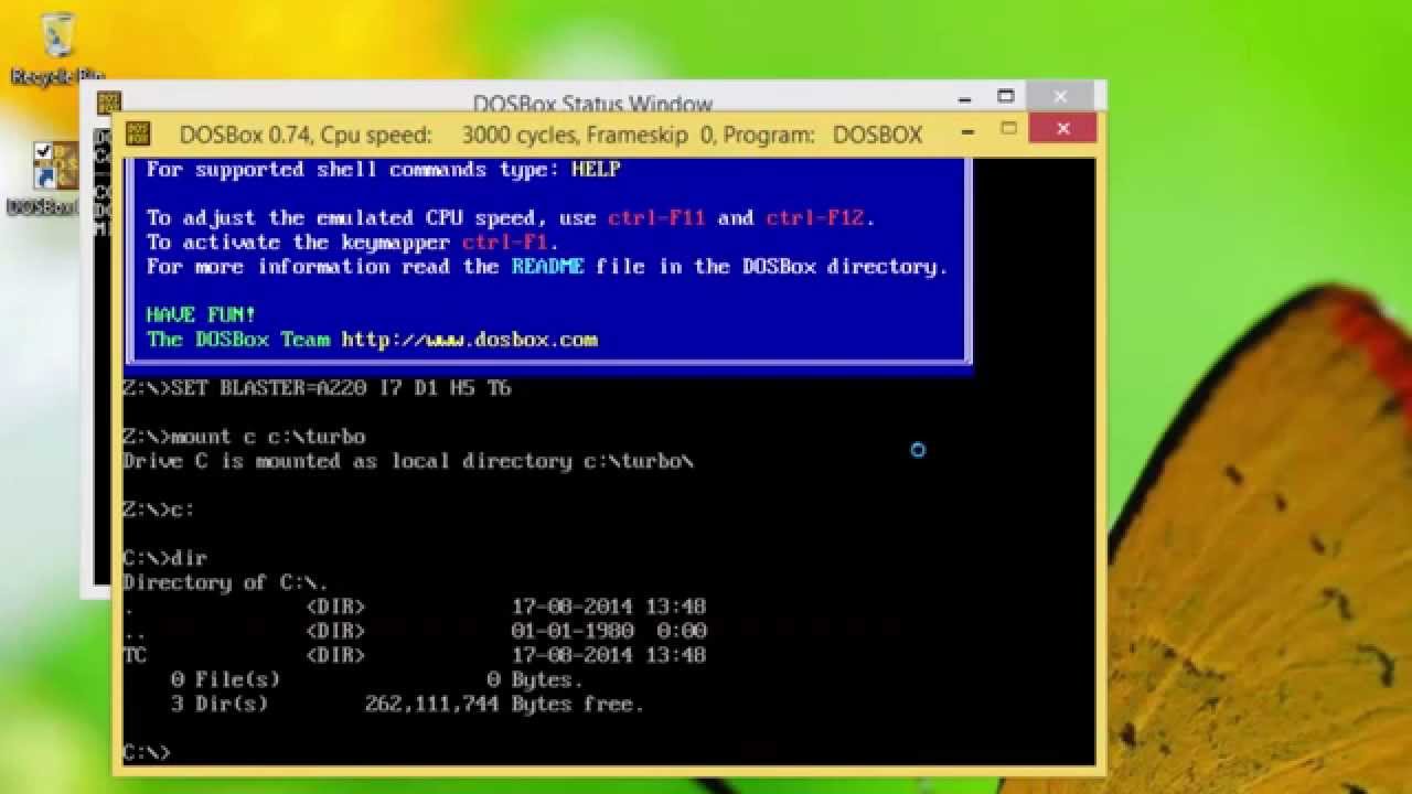 how to enter ms dos in windows 8