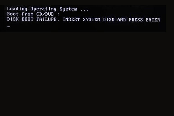 how to plan boot disk error