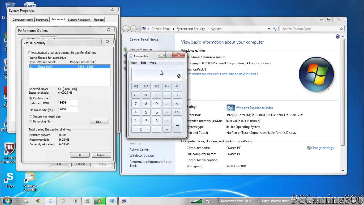 how to no-cost up memory in windows vista