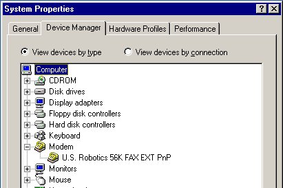 cómo ir al administrador de dispositivos en Windows NT