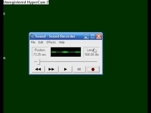 how to record my voice in windows xp