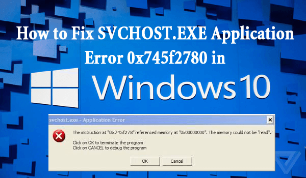 how to reel svchost.exe error message