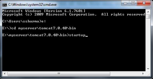 come avviare l'host Tomcat 6.0 in Windows 7