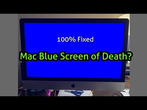 imac blue interface of death solution