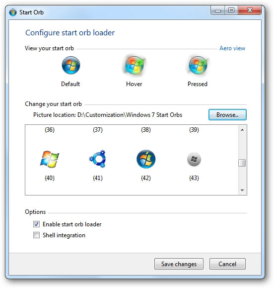 przenieś przycisk menu startowego do systemu Windows 7
