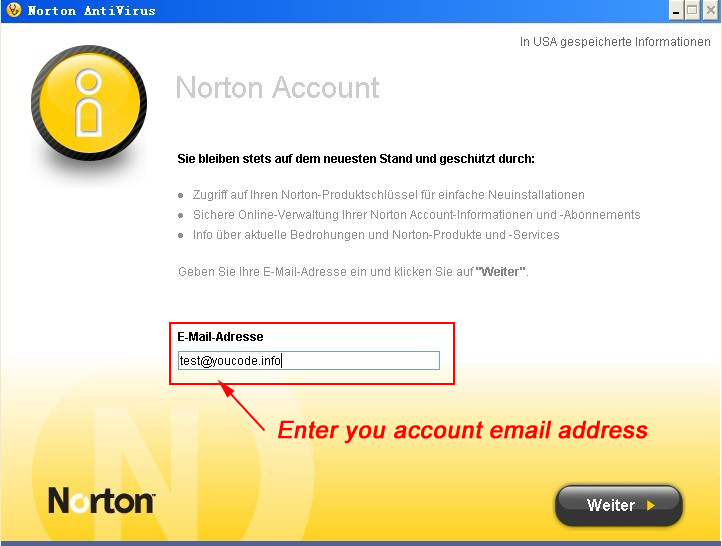 Norton Antivirus-Registrierungsnummer