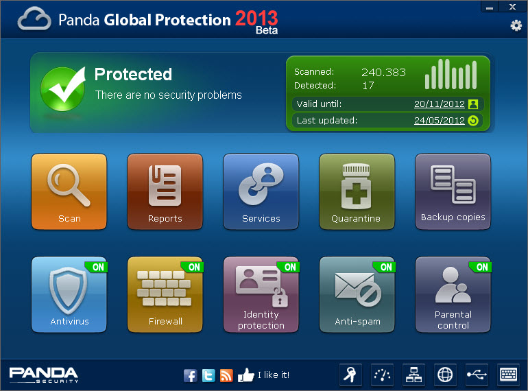 panda antivirus beta 2013