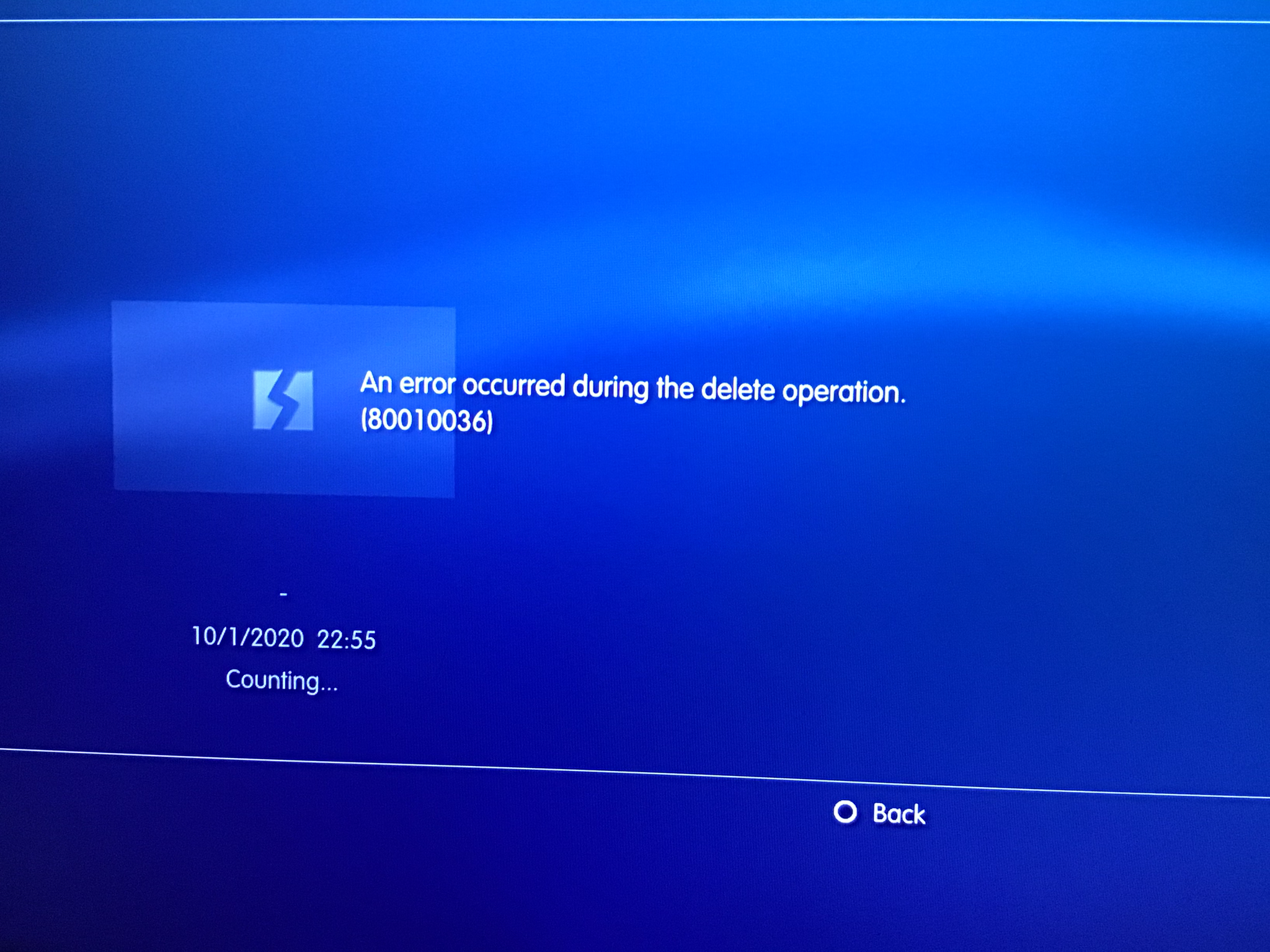 errore di danneggiamento del disco rigido di PlayStation 3