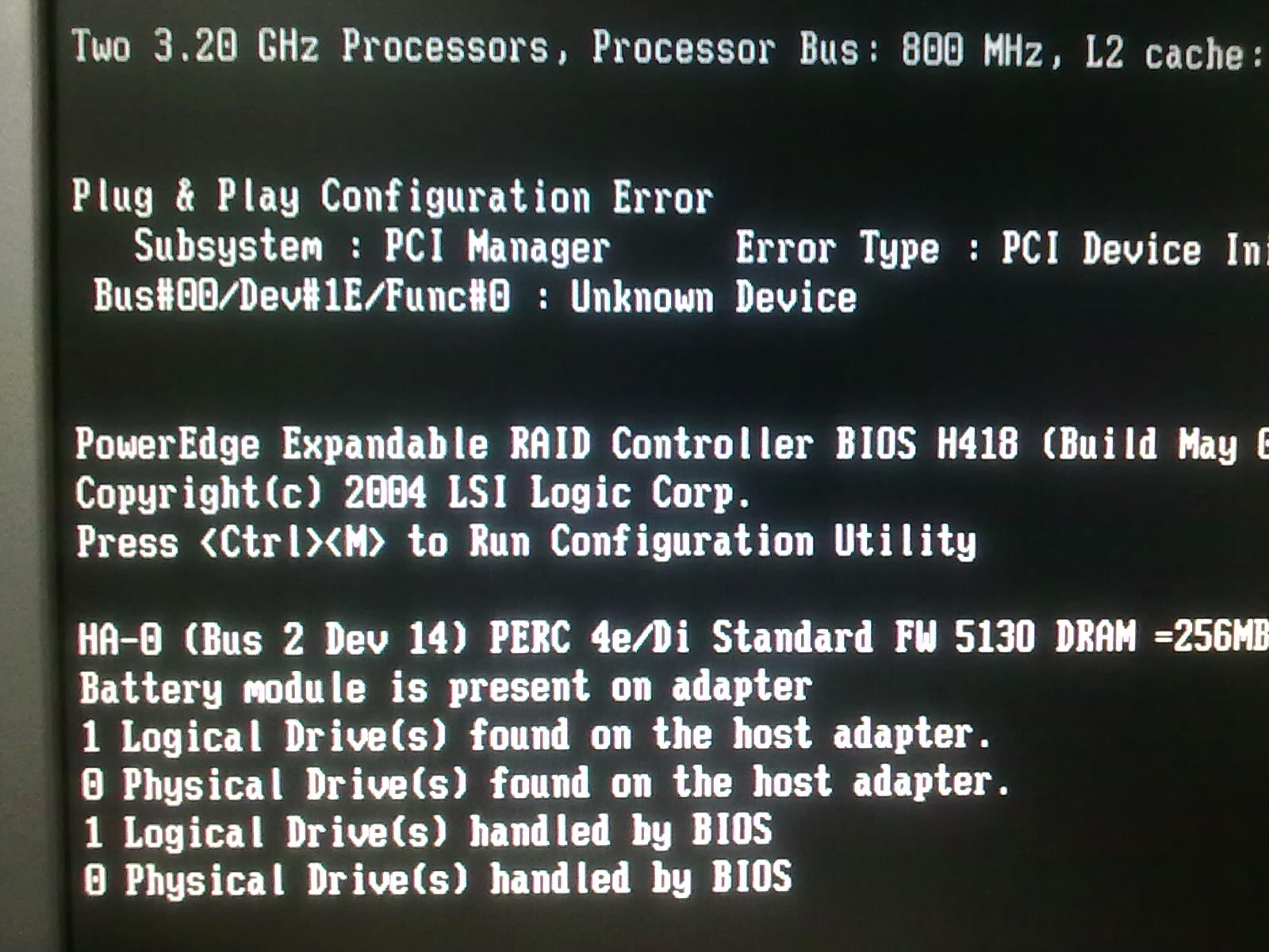 plug and play configuration error help
