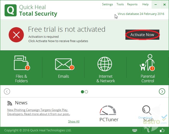 Quick Treat Antivirus-Software kostenloser Download 2012