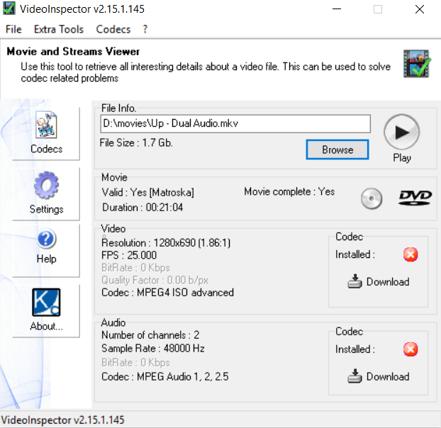installera om Windows 7 youtube video codecs