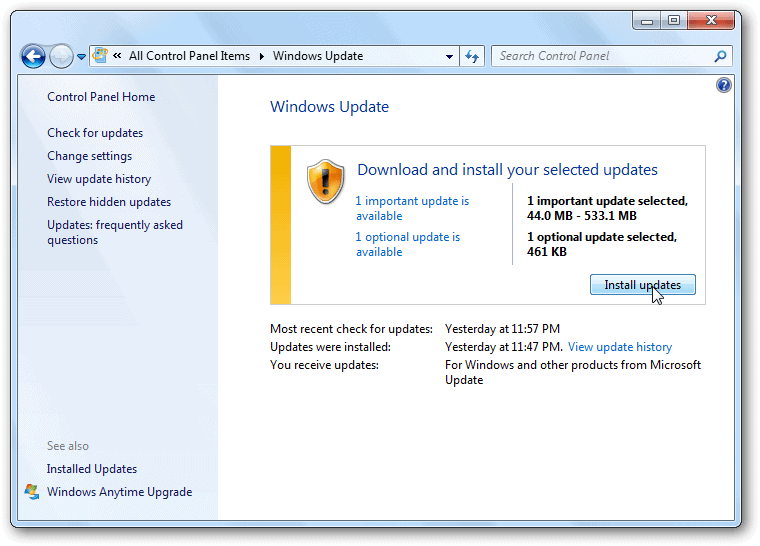 remove service pack restore files windows 7