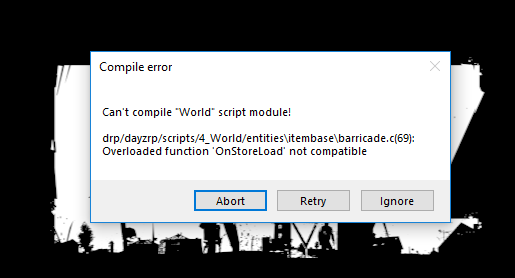 scriptmodule error