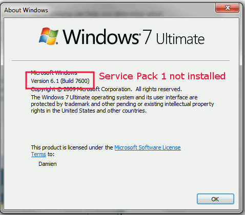 service pack 1 windows un po' di più