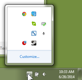 skype system tray icon missing windows 7
