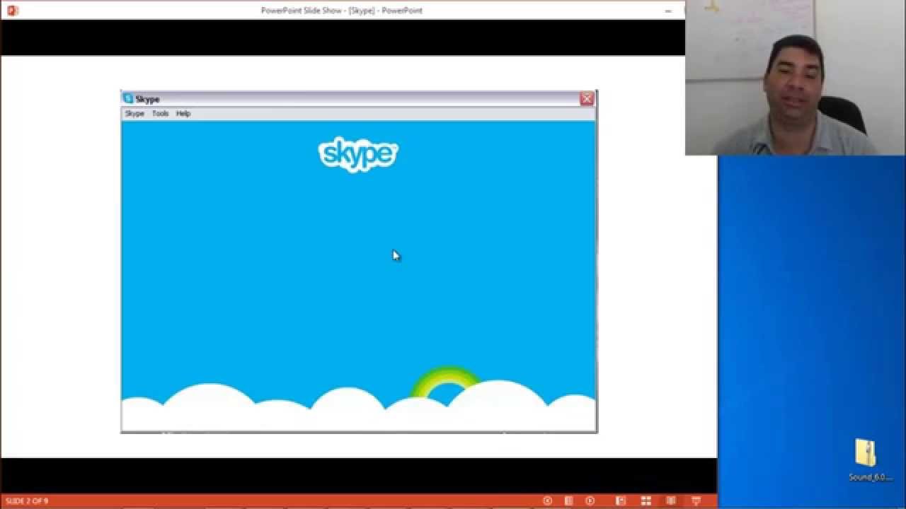 Schermata blu del sistema operativo Windows 7 di Skype
