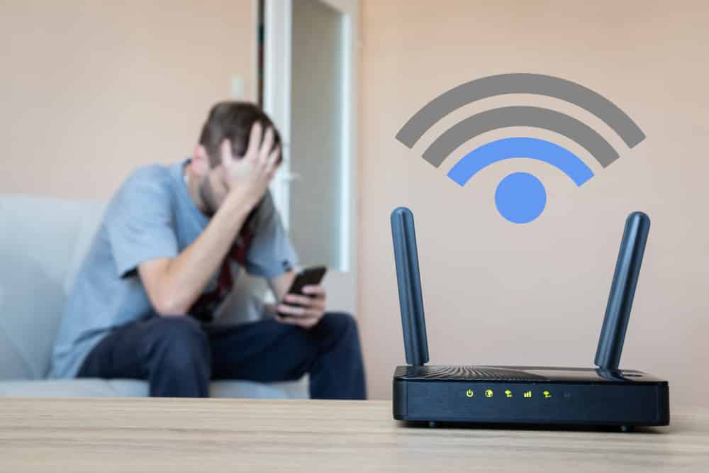 slow internet using router