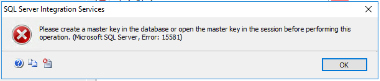sql server error 15581