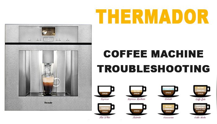 thermador coffee / espresso machine error 8