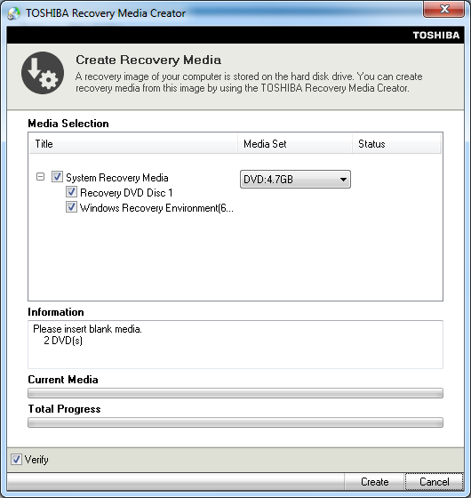 toshiba laptop recovery disk download