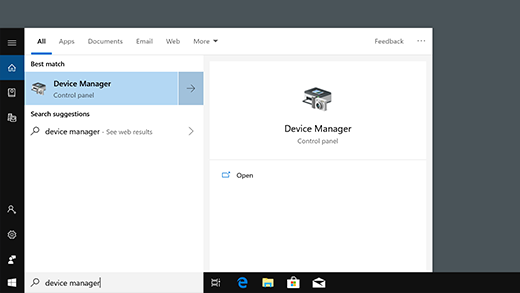 where be working regular i find device manager on my laptop