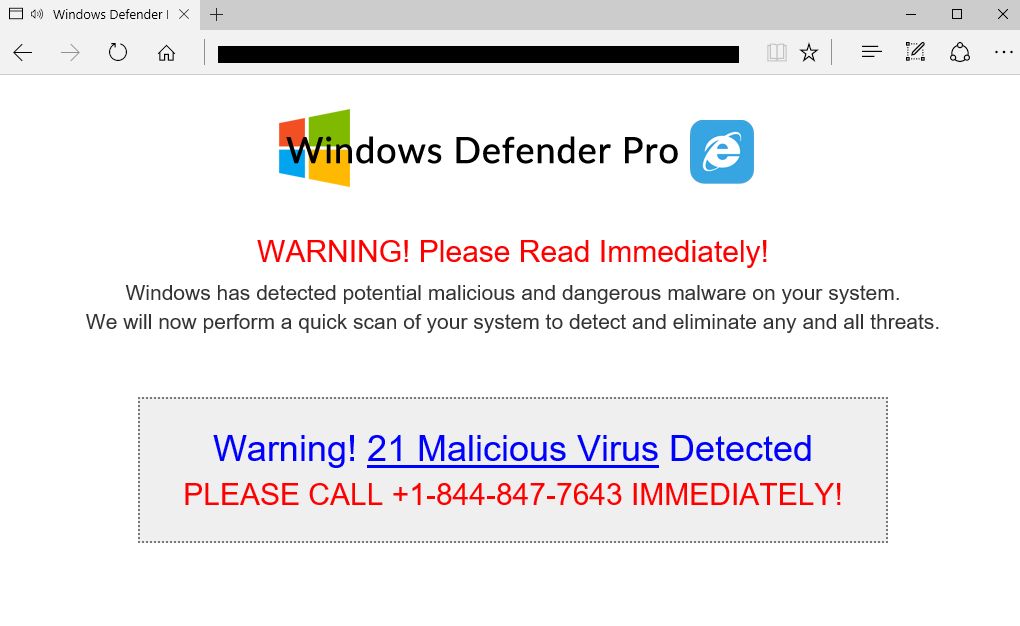 windows antivirus pro popup