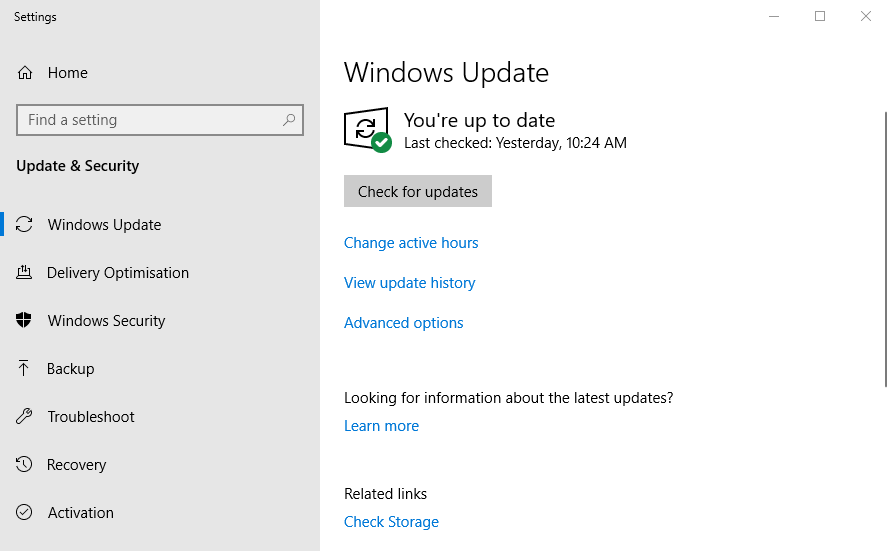 Instalator Windows utknął na zbieraniu wymaganych informacji