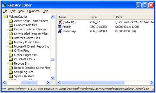 Windows-Exp-Datenträgerbereinigung komprimiert alte Dateien